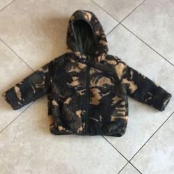 Old Navy Toddler Boy’s Reversible Camouflage Jacket, Size 2t