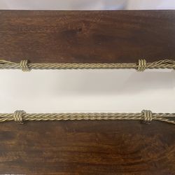 Vintage Hollywood Brass Style Mirror