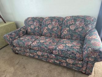 Super Clean Floral Hide a bed couch $50