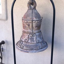 Mexican Bell Ceramic Metal