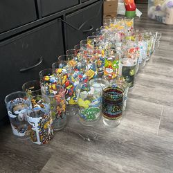 Vintage Collectible Glasses 53 In Total