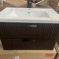 30” Bathroom Vanity Floating- Open Box