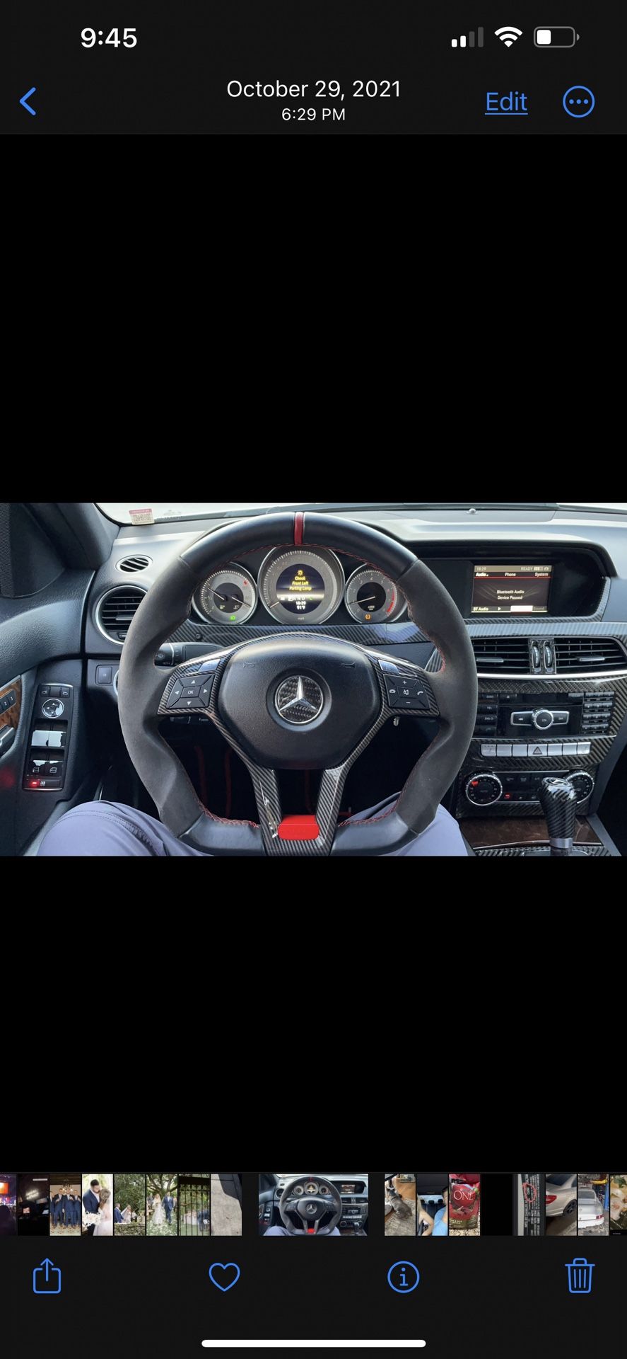 W204 Mercedes Benz Custom Sport Steering Wheel