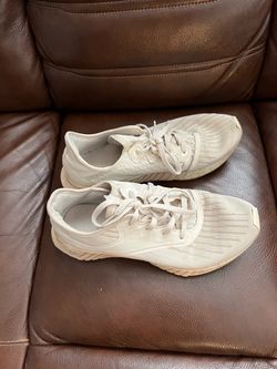 White Knit Low-Top Sneakers
