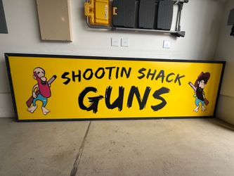 10’ X 3’ Lighted box sign.    MAKE OFFER