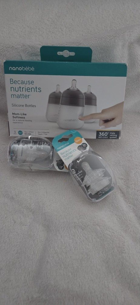 Baby Bottle And Nipples 