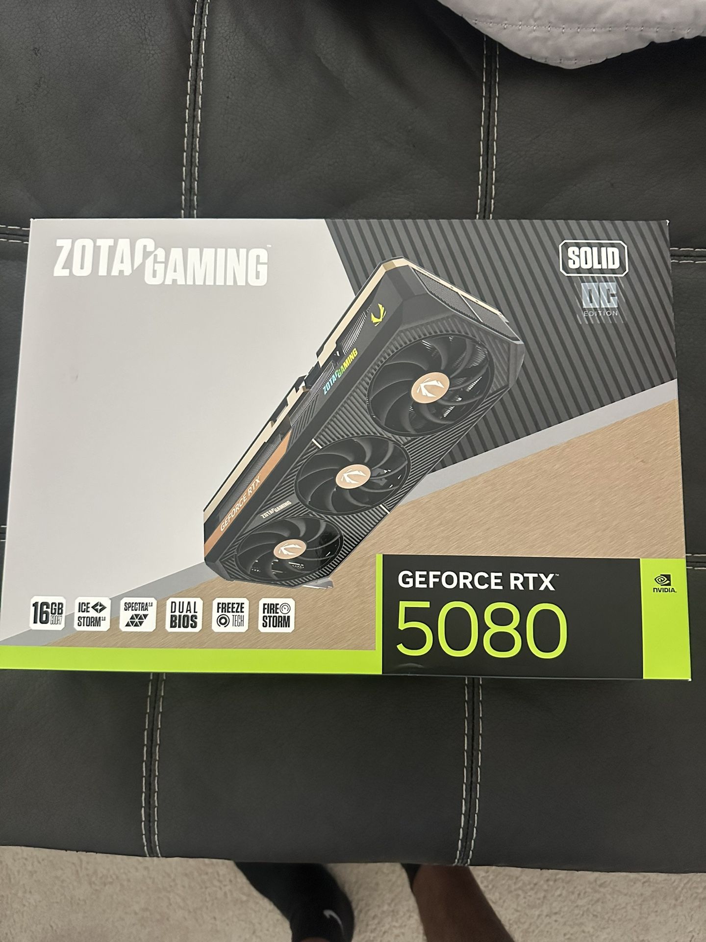 ZOTAC GAMING GeForce RTX 5080 SOLID OC D7 16GB Gaming Graphics Card