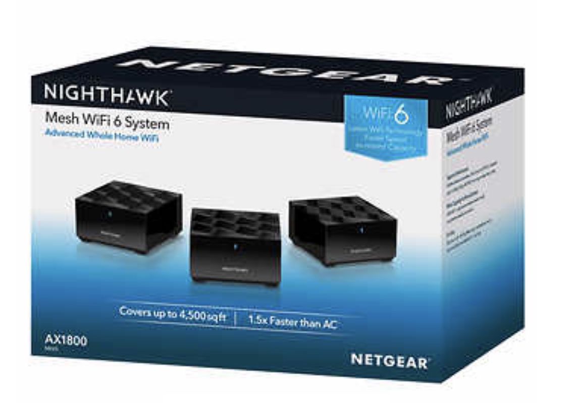 Brand new NETGEAR NIGHTHAWK Whole House Mesh WiFi 6