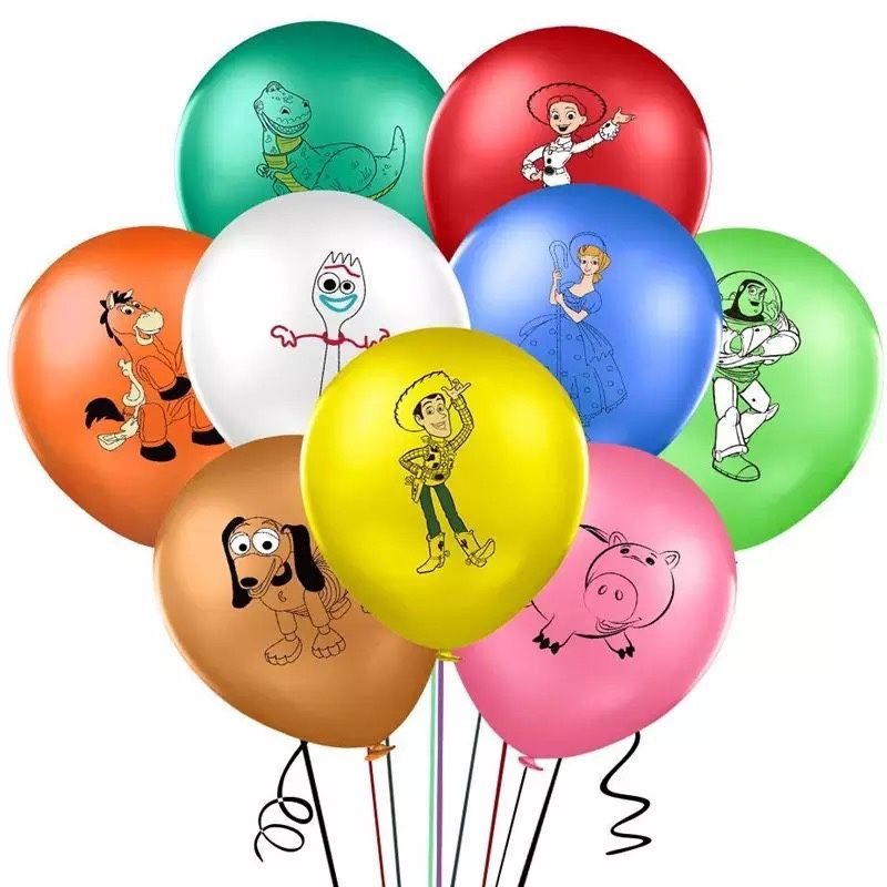 Toy Story 4 10pcs Cute Latex Balloons.
