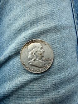 1963 D US liberty bell Vintage Silver Half Dollar coin
