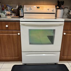 Stove, Microwave Over Oven, Dishwasher, Refrigerator, Washer, Dryer