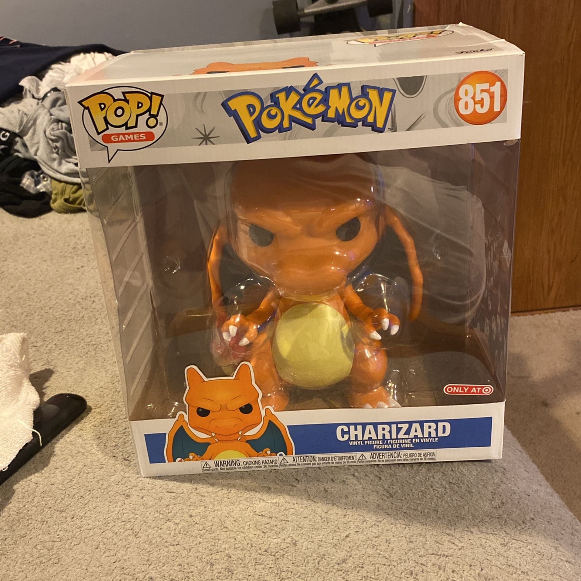Funko Pop Pokemon Charizard Target Exclusive 10 Inch Doll #851