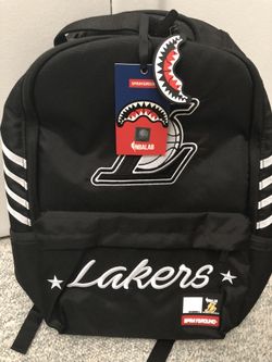 LA Lakers nba sprayground backpack lebron James school backpack