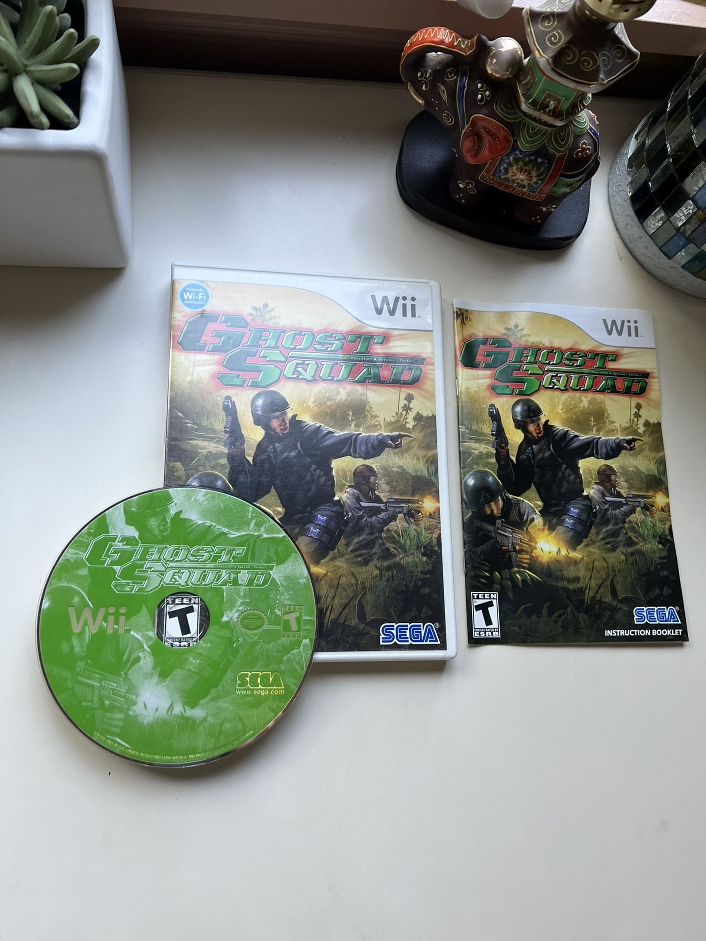 Ghost Squad Nintendo Wii Complete in Box CIB Tested & Working