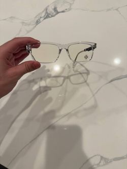 White Chrome Glasses