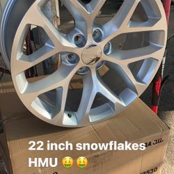 22” Gmc Snowflakes