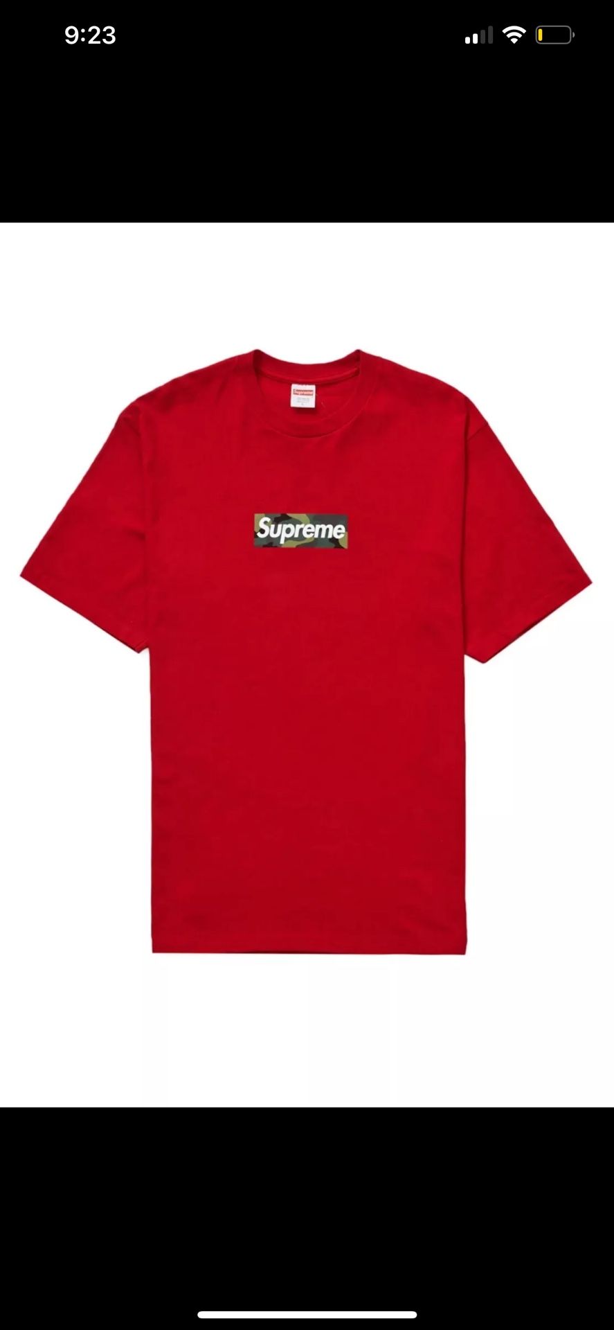 Supreme Box Logo Red T-Shirt XL FW23 Brand New