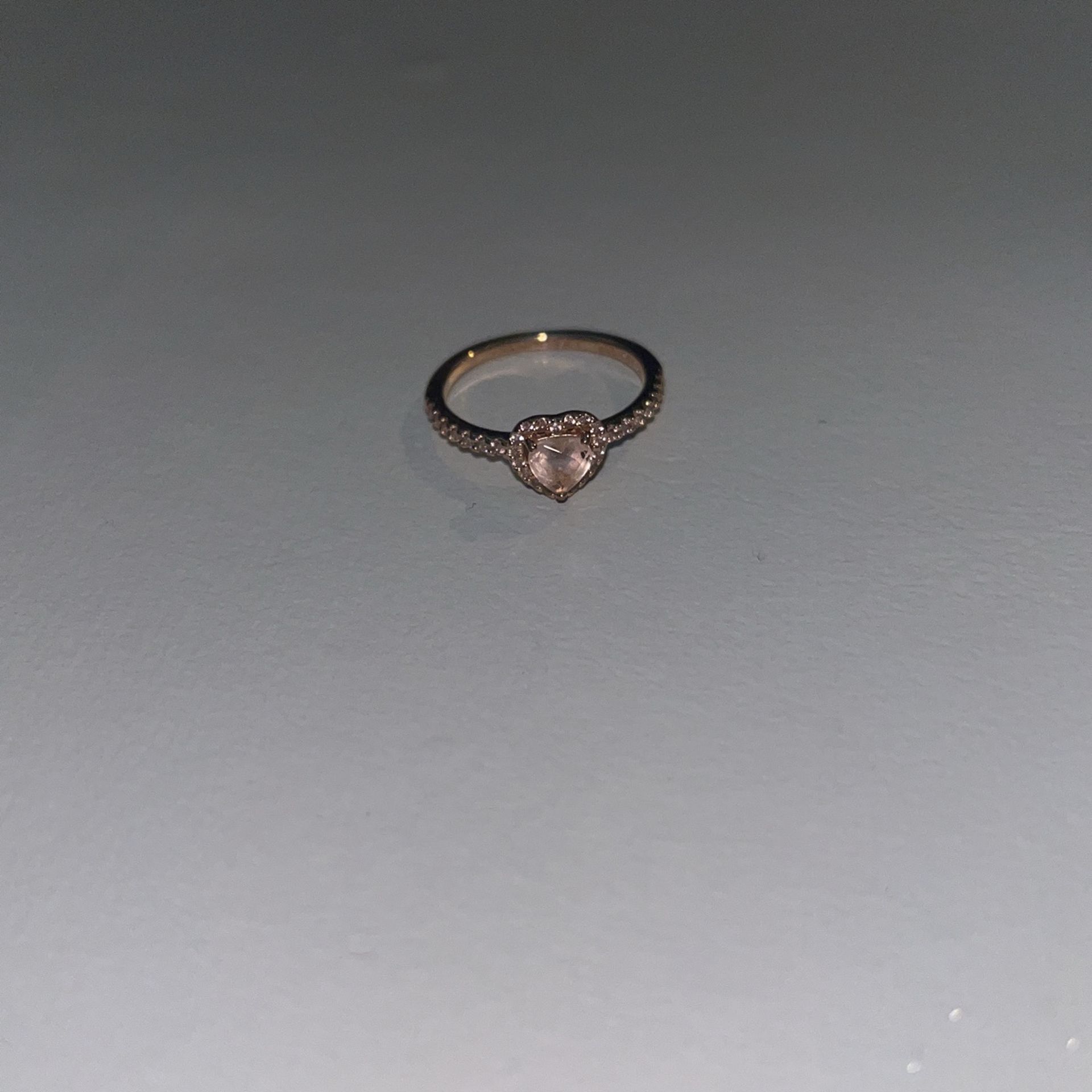 pandora pink heart ring