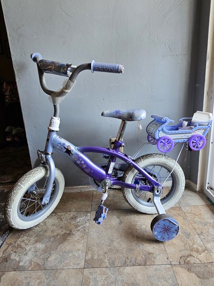 Huffy Bicicleta Infantil 12 Disney Frozen Apta Para Jinetes 31 35