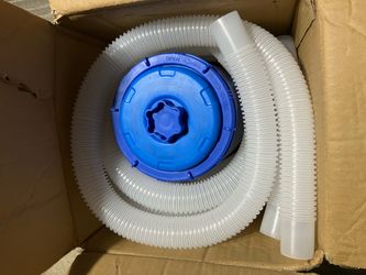 KimPump 1000 GPH Light-Up Pool Filter Pump for Above Ground Pool|Built-in Blue LED Light,Transparent Housing for Real-Time Water Circulation &Filtrati