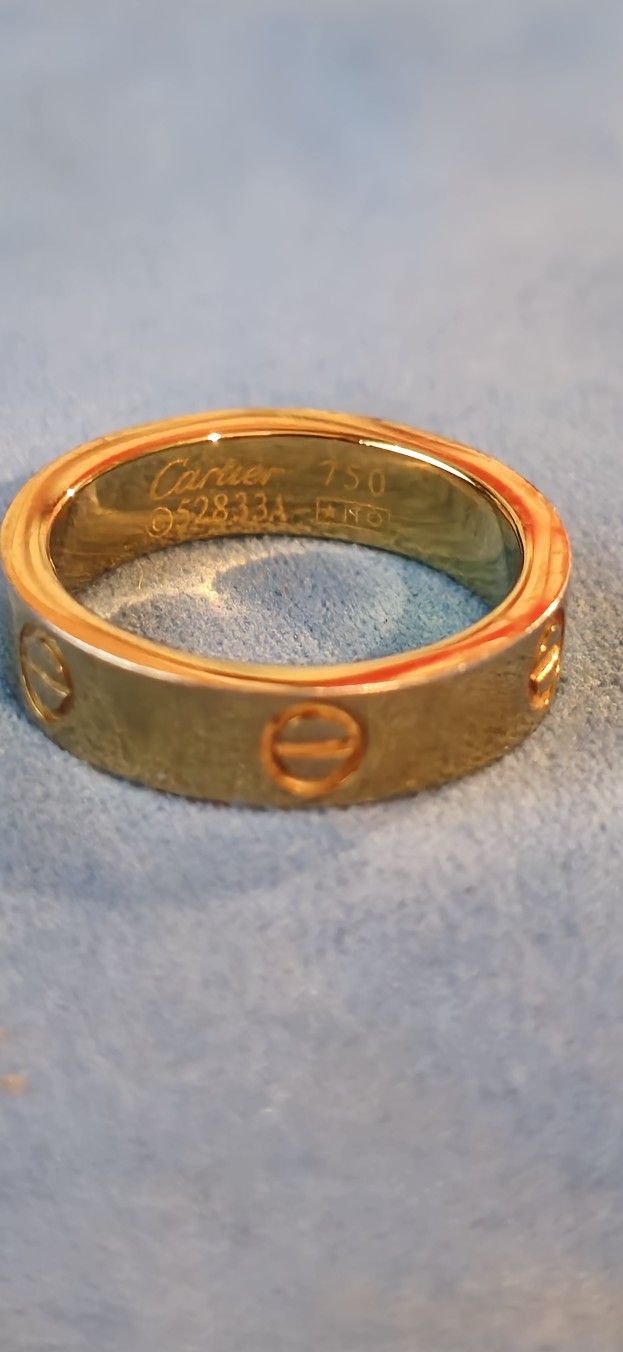18k Cartier Love ring size 7
