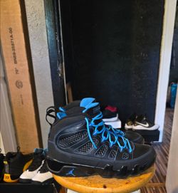 Air Jordan 9 photo blue "rare" sz 9 excellent cond. 100% AUTHENTIC $180