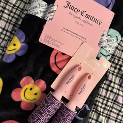Juicy Couture throw Blanket & Lint Rollers✨