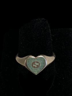 Interlocking G Heart ring #30129