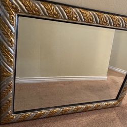 Gold Silver Mirror