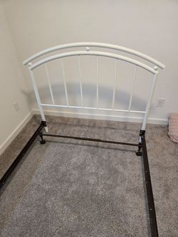 Metal Full Headboard and Adj. Frame