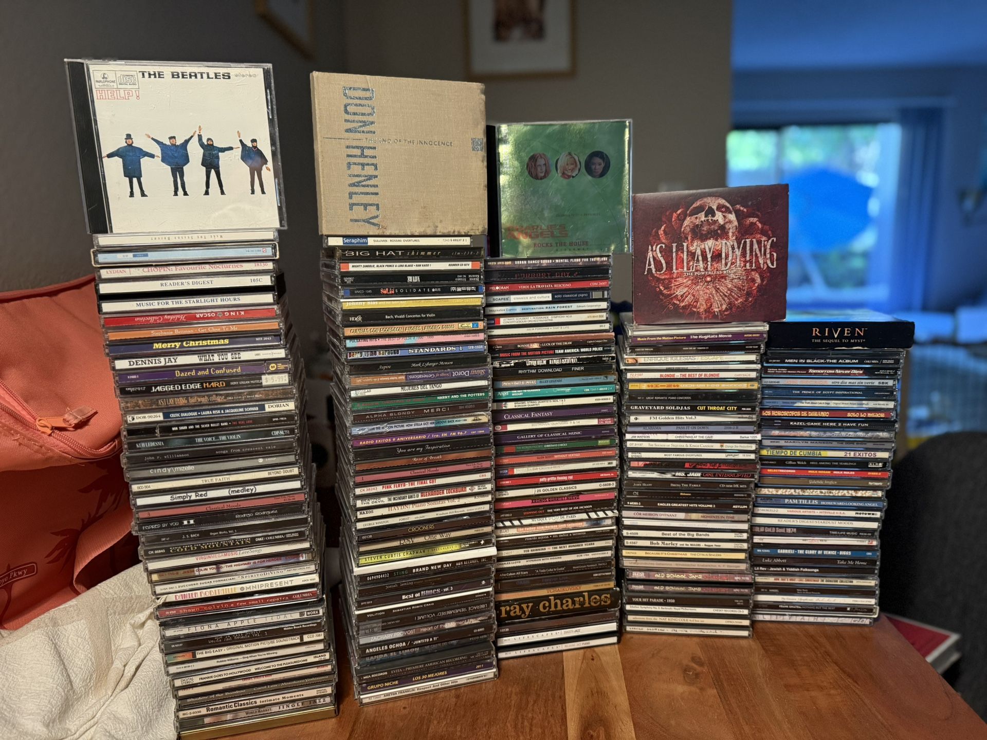 Huge Lot of 150+ CDs β The Beatles, Ray Charles, Fiona Apple, Marilyn Manson & More β AS IS β No Separations