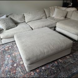 Couch - Sectional with Ottoman