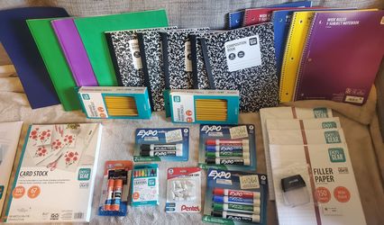 New school supplies