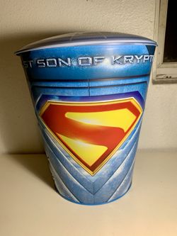 Superman Regal Cinema Live Popcorn Bucket Merchandise
