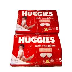Huggies Size 5 Diapers, Little Snugglers Diapers