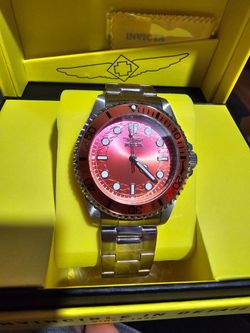 Invicta Pro Diver Watch with Red Dial