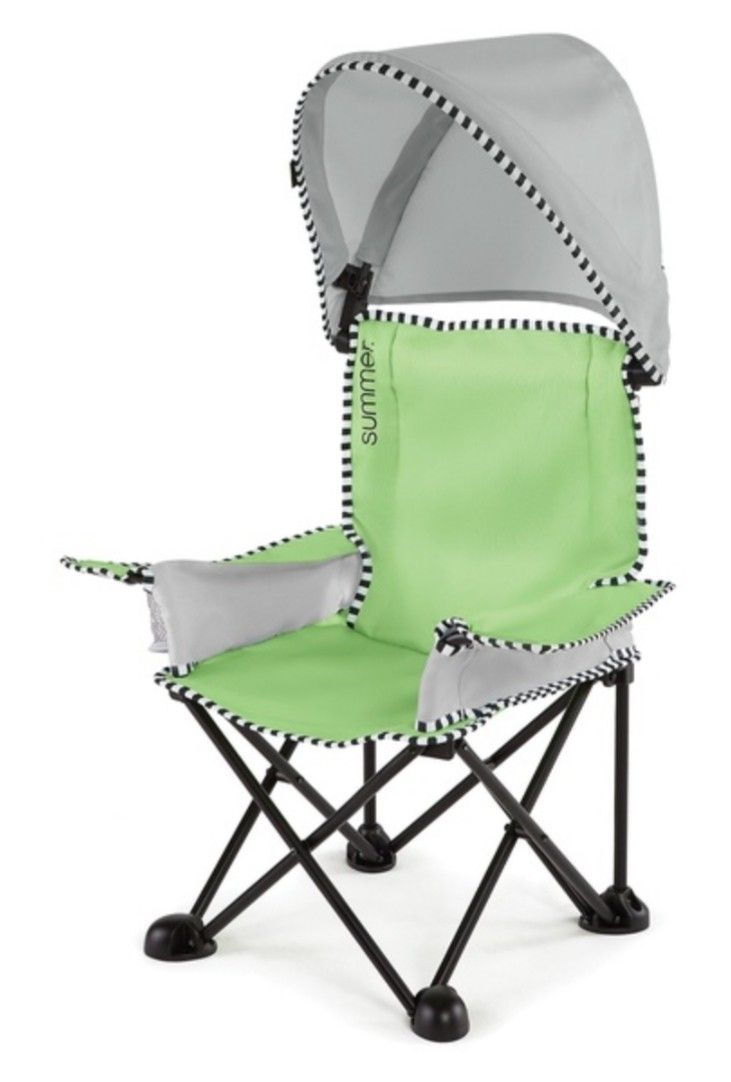 Summer Infant Sweetlife Edition Portable Pop 'n Sit Big Kid Chair, Green Apple