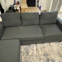 Grey sectional Couch