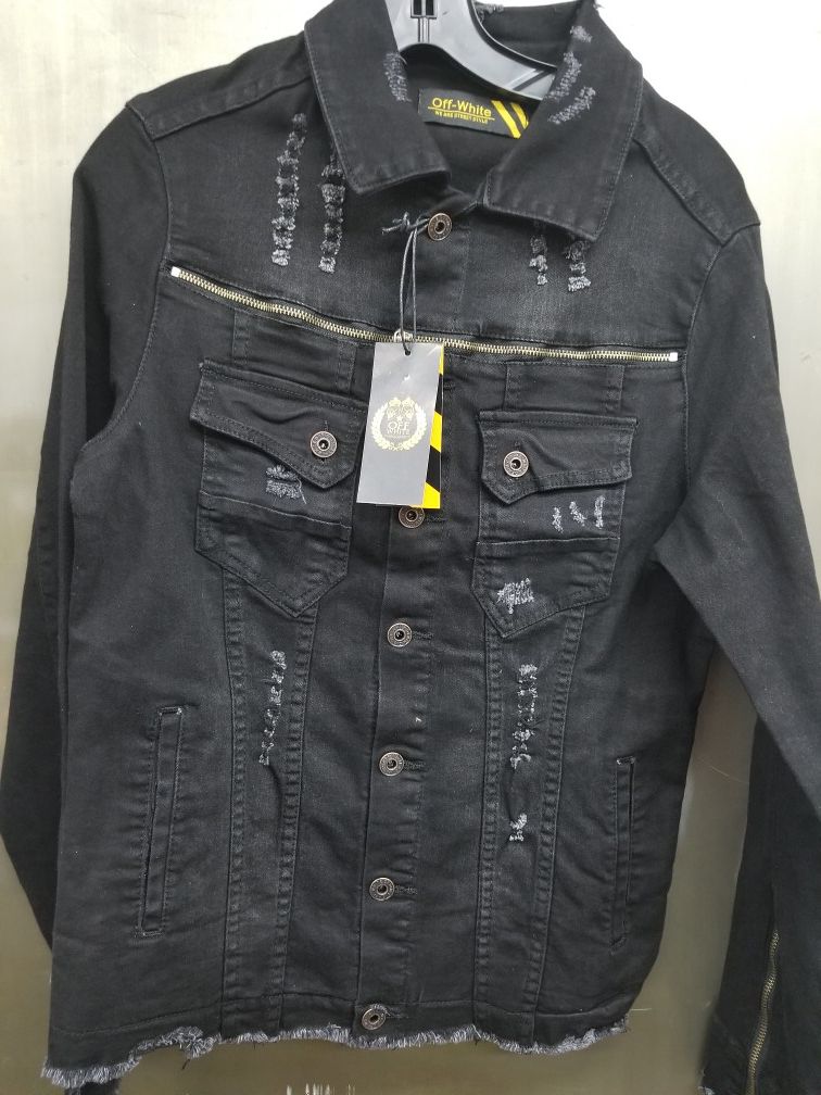 Off white jeans jacket