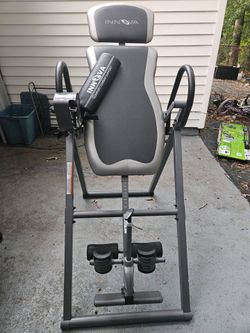 Innova ITX9900 Inversion Table with Air Lumbar Support, Black/Gray