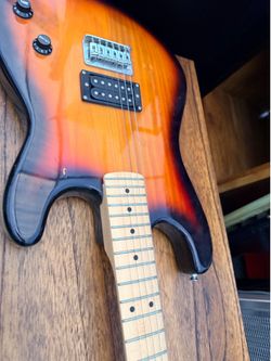 Tye-ger Single Humbucker Electric Guitar Sunburst