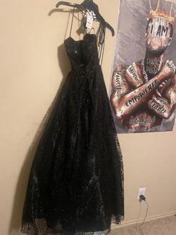 Black and silver dress for junior girls size 4with pockets