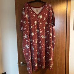 Dreams & Co.  Short Sleeve Long Nightgown / Sleep T-shirt 5/6XL