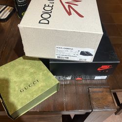 Gucci Belt, Jordan 3s Fire Red, Dolce Gabbana SNK