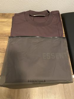 Essentials T-shirt Large Plum