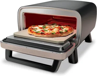 New Ninja Artisan Electric Outdoor Pizza Oven with Stone In Box