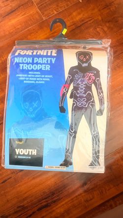 Fortnite Neon Party Trooper - light up costume