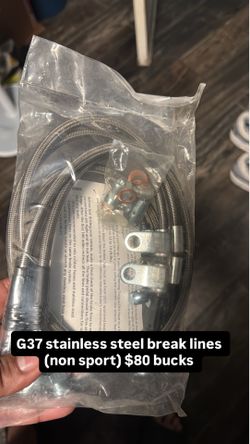 G37 brakes