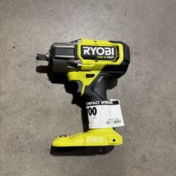 Ryobi 18v One Hp 1/2in Mid Torque Wrench (tool Only) 