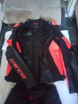 DAINESE MOTORCYCLE JACKET AND PANTS